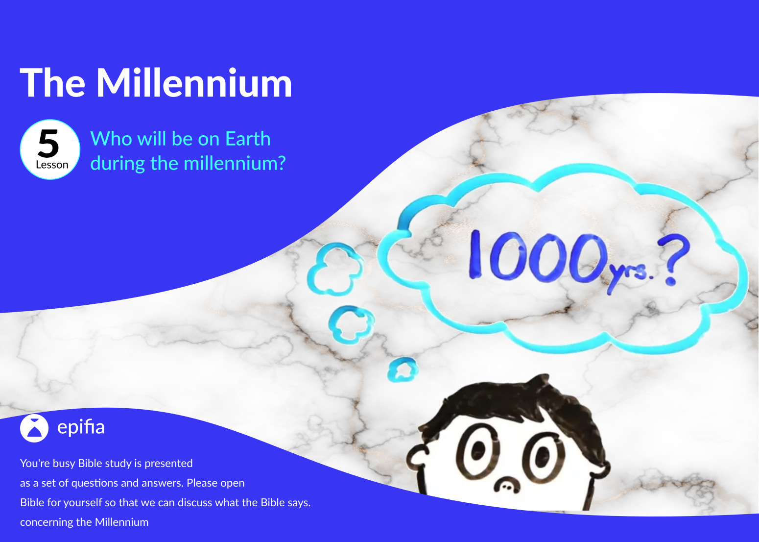 Who will be on Earth during the millennium?
