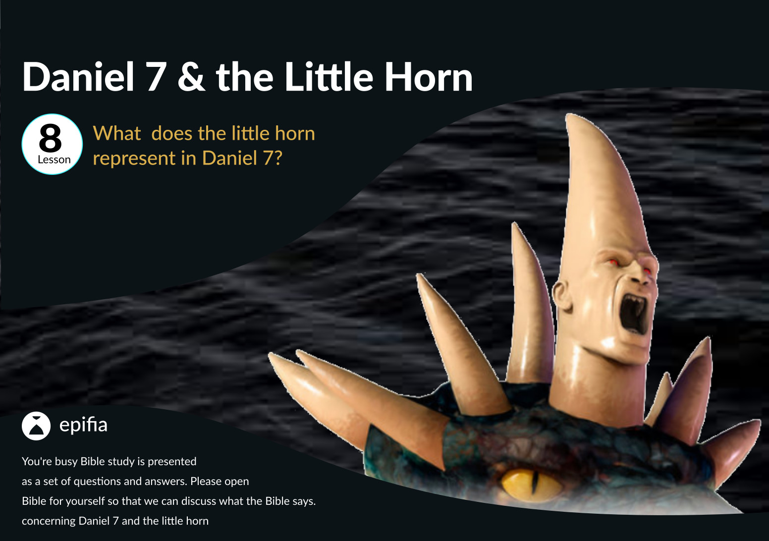 What does the little horn represent in Daniel 7?