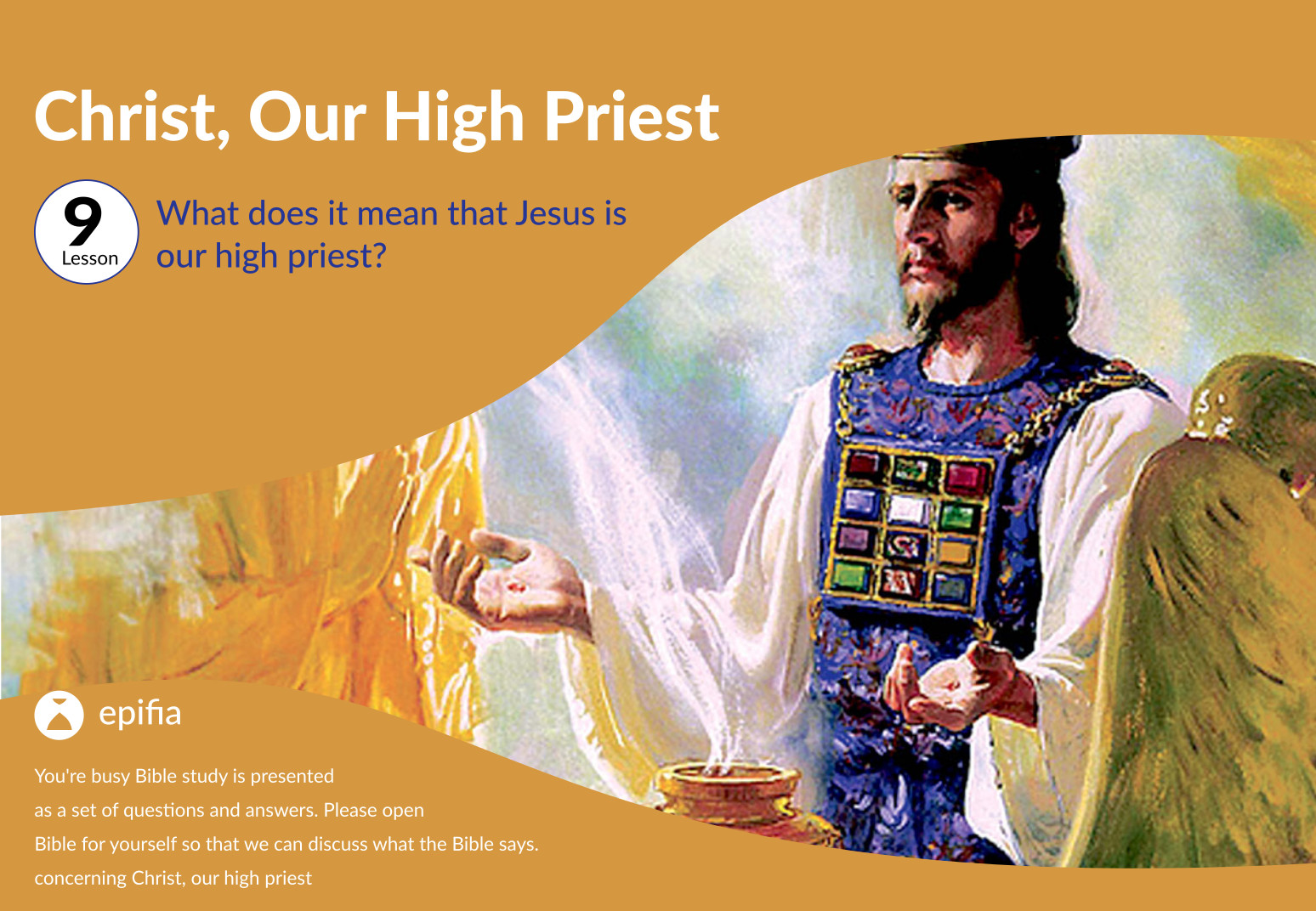 What does it mean that Jesus is our high priest?
